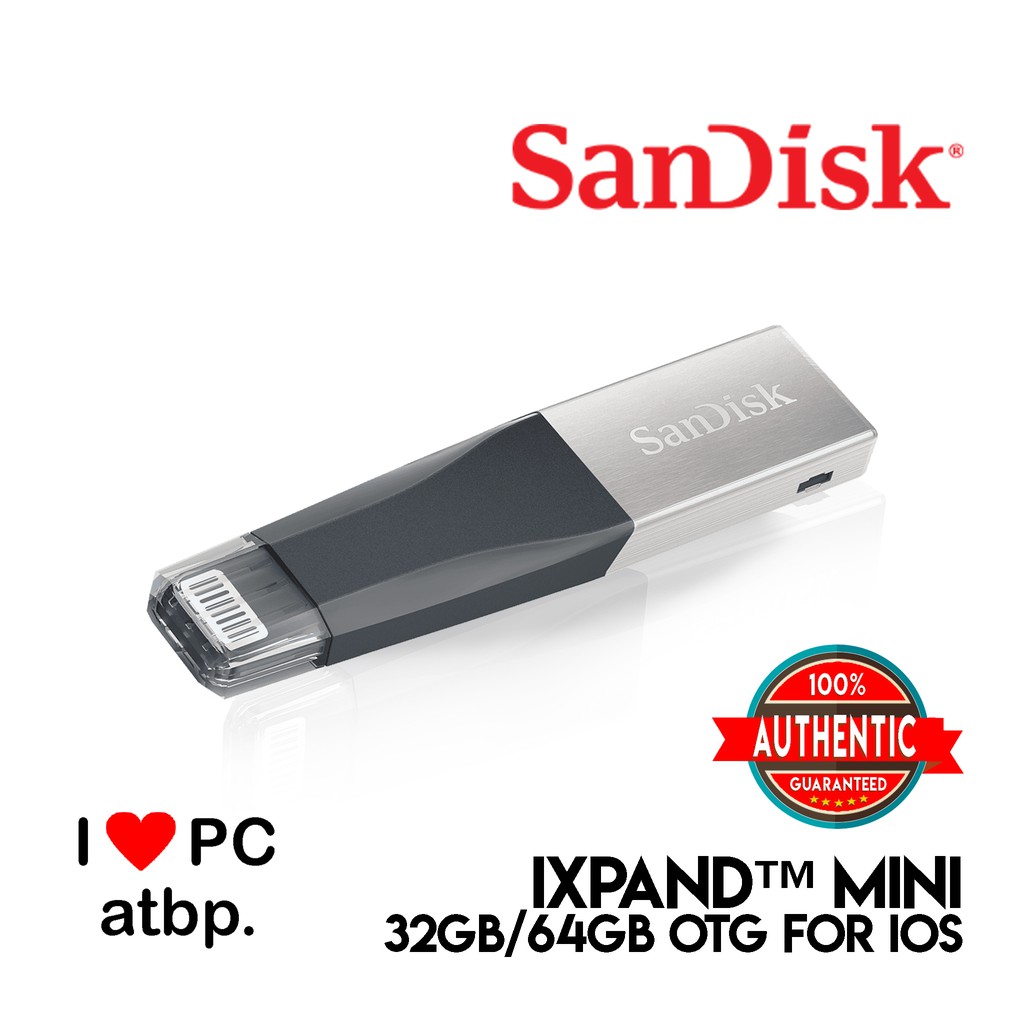 Pendrive Sandisk Ixpand Mini Para iPhone Y iPad - 64gb