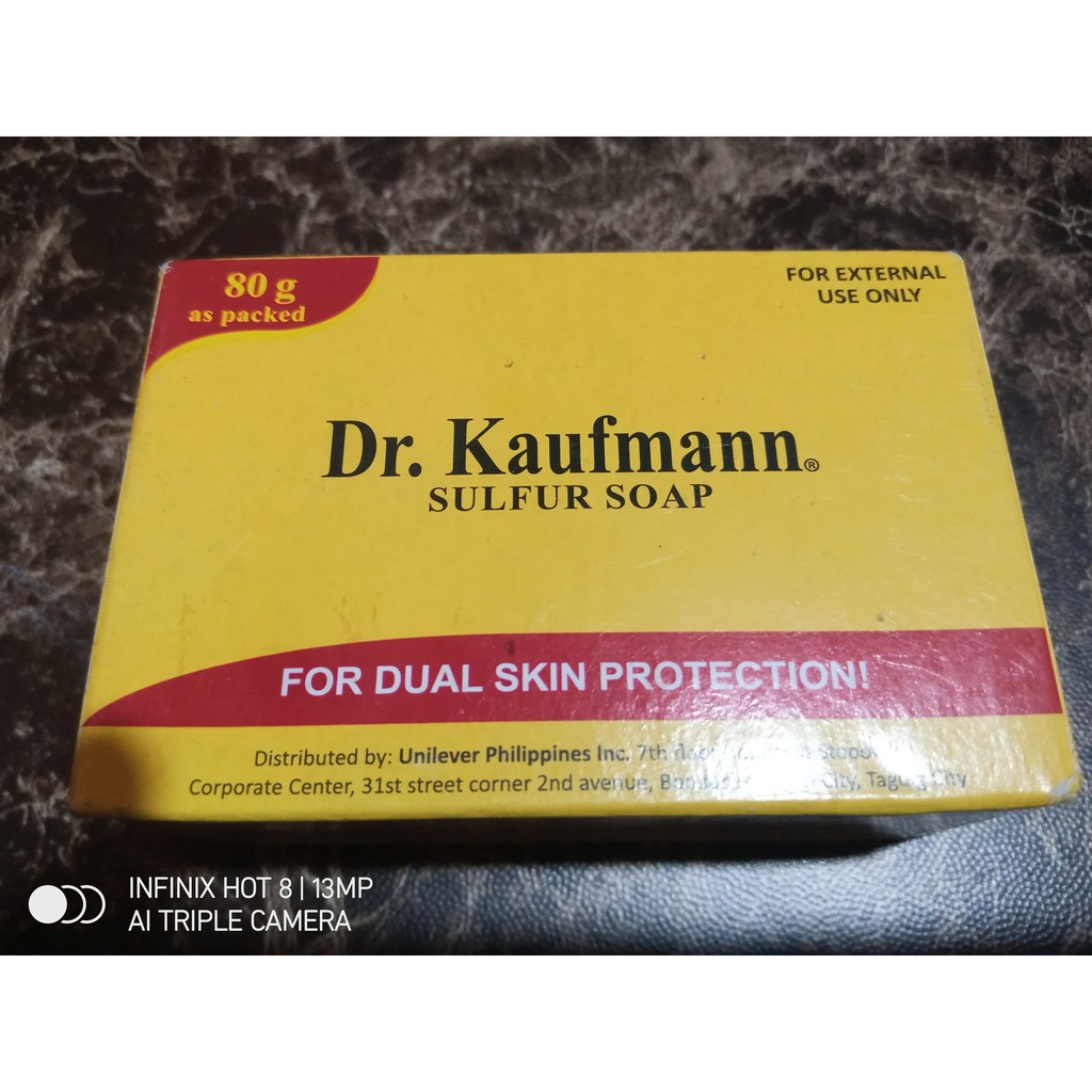 Dr. Kaufmann Medicated Sulfur Soap 80g Yellow box Shopee Philippines