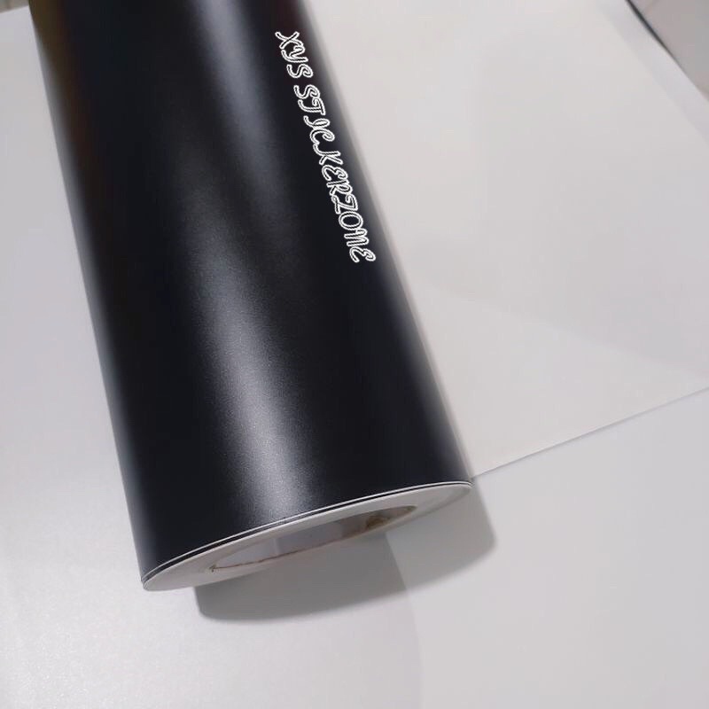 Matte Black Premium Vinyl Wrap Sticker for Car,Motorcycle, Bicycle ...