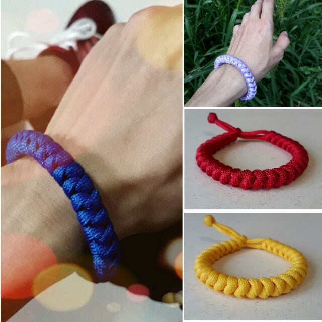 Snake knot paracord hot sale bracelet with buckle