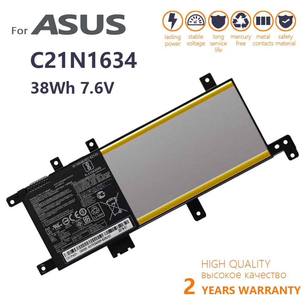 Genuine C21N1634 Laptop Battery for Asus Vivobook R542UR R542UR-GQ378T ...