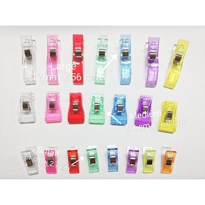 Multipurpose Plastic Clips Assorted Colors | Shopee Philippines
