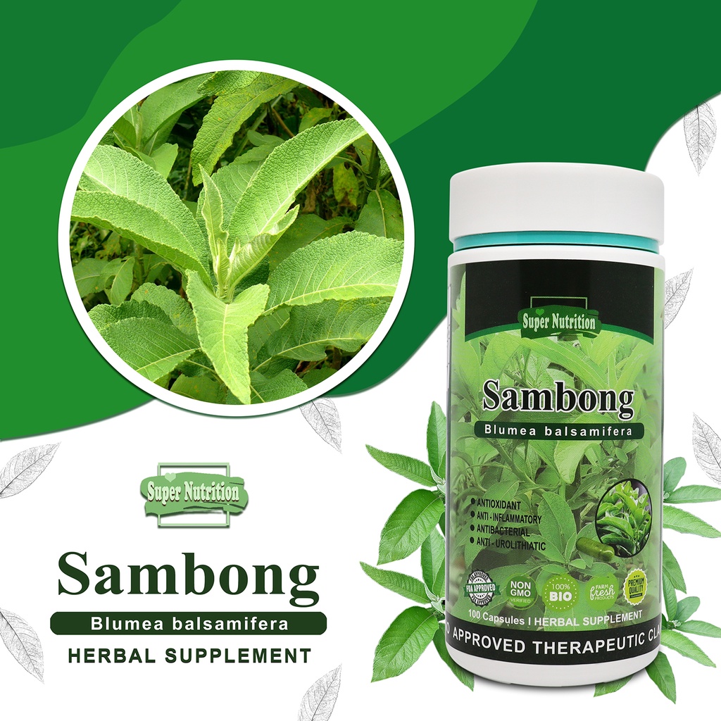 BELLEVINE SAMBONG HERBAL CAPSULE 500mg 100pcs Shopee Philippines