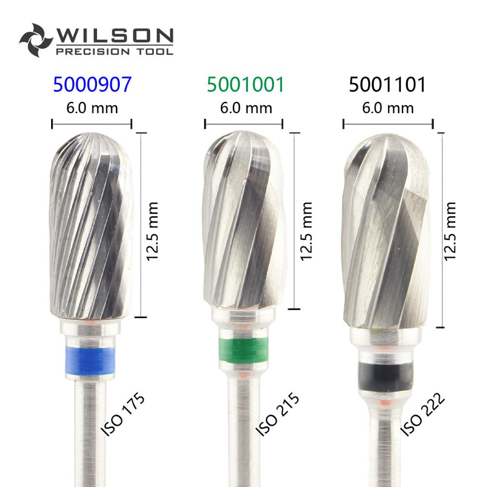 Cylindrical ISO 143 060 Plain Cut HP WILSON Tungsten Carbide Dental
