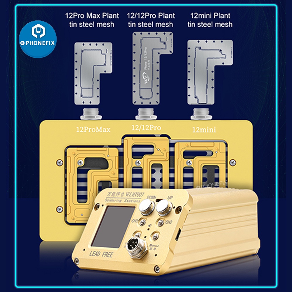 Wl Ht007 Intelligent Temperature Control Soldering Station For Iphone X Xr Xs Max 11 12 Pro Max