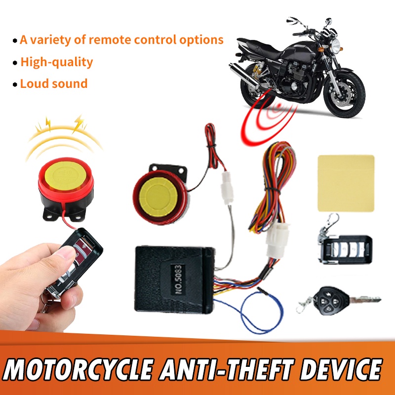 Motorcycle Alarm System Remote Control Alarm Antitheft Remote Control