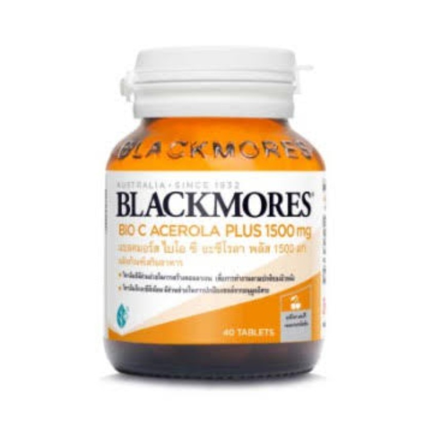 Blackmore Bio C Acerola cherry plus 1500 mg 40 tablets Blackmore Bio C ...