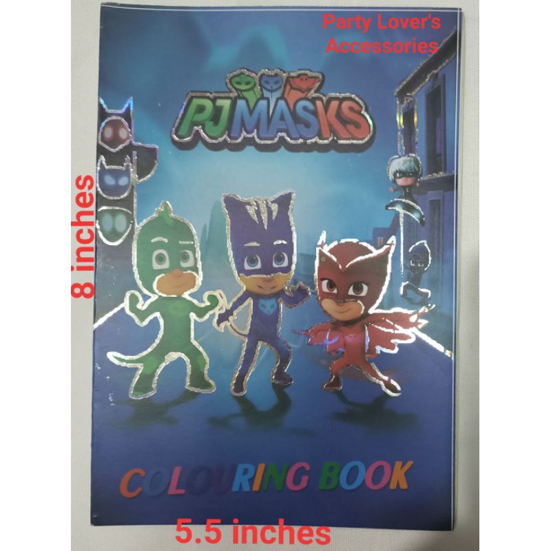 PJ Mask Coloring book / Coloring book with sticker for kids Shopee