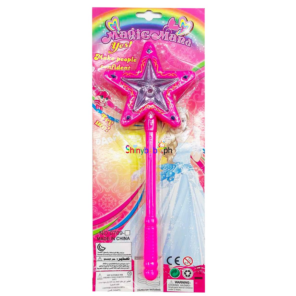 Toy magic wand with clearance sound