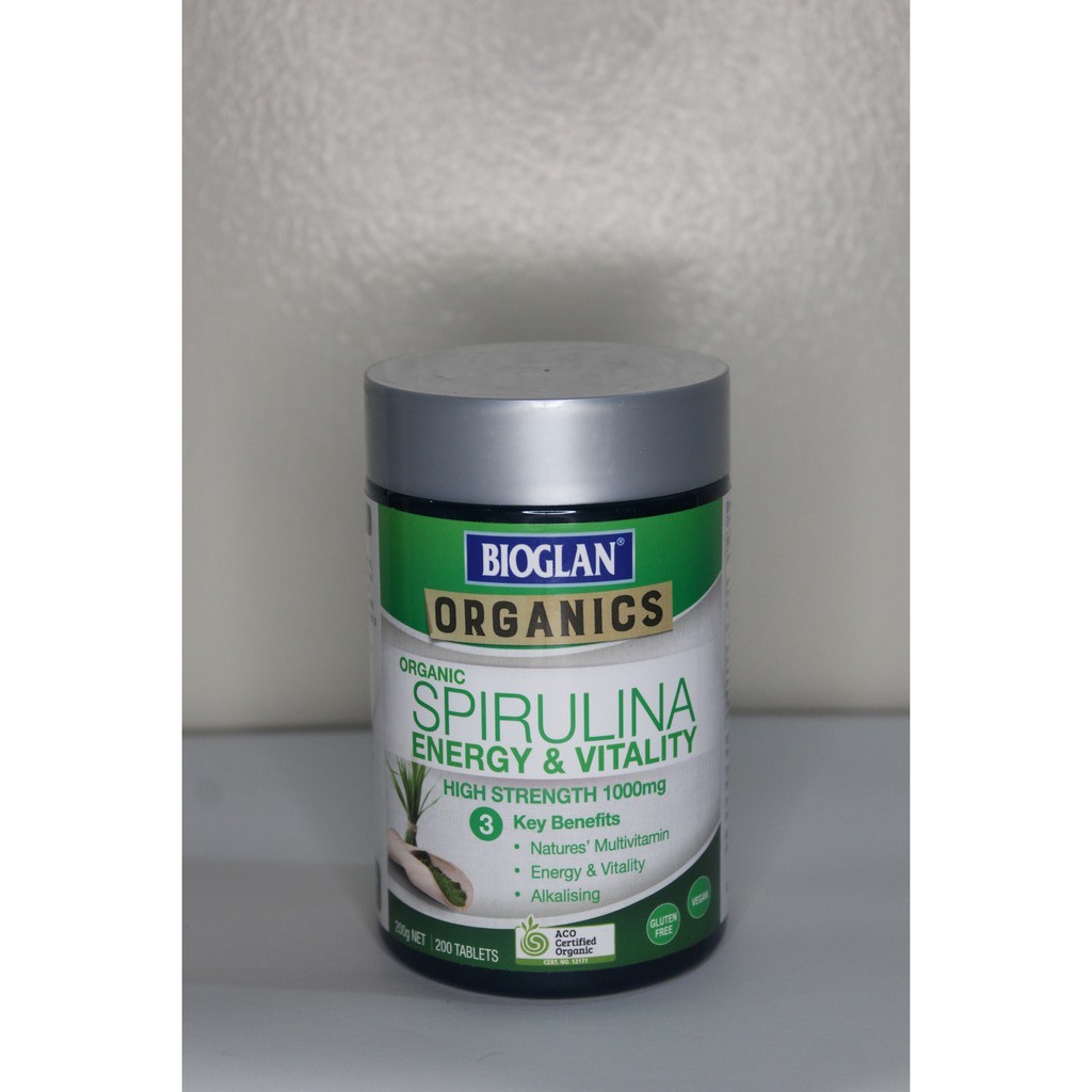 Bioglan Organic Spirulina 1000 mg (200 Tablets) Shopee Philippines