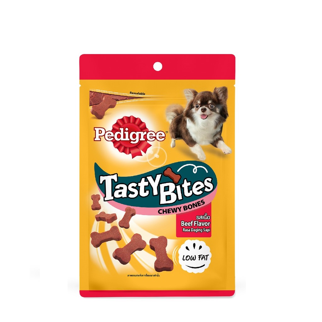 Pedigree Tasty Bites Chewy Bone Beef 50g | Shopee Philippines