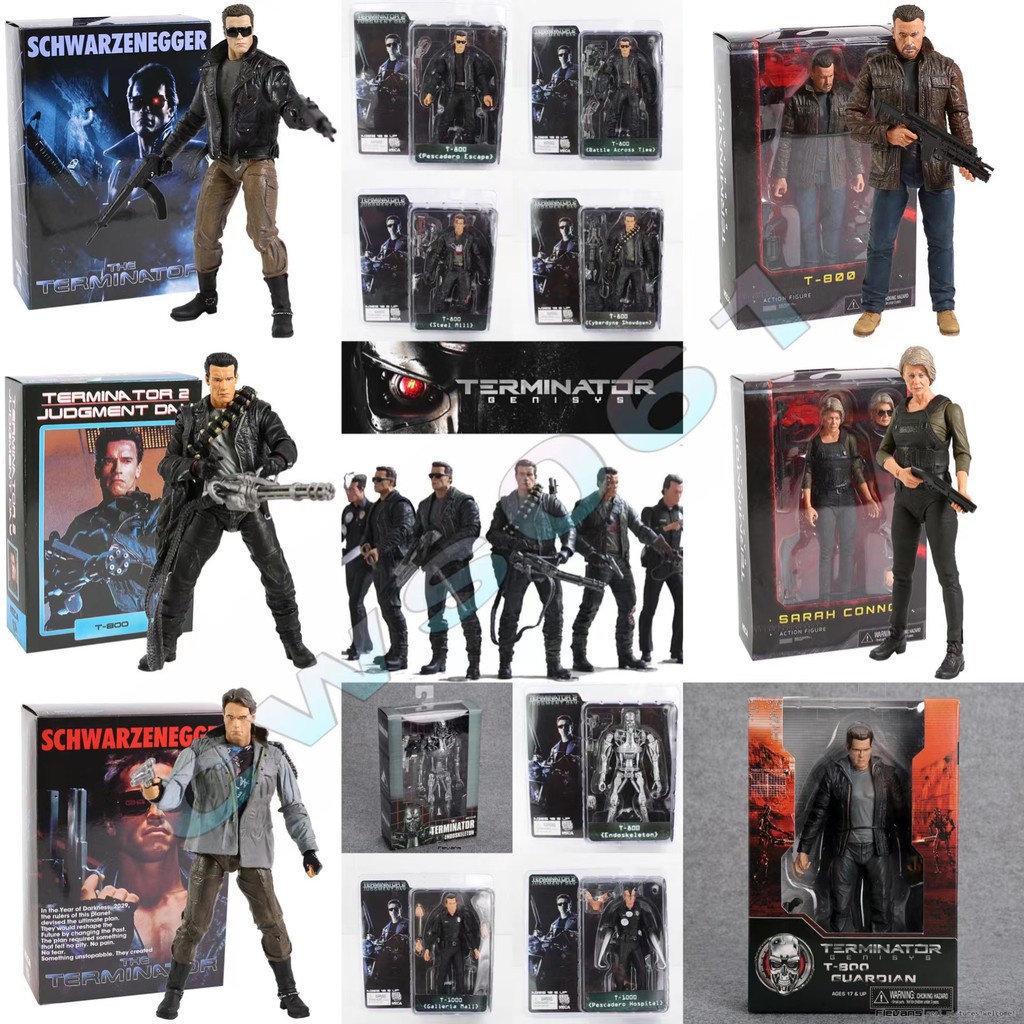 Terminator Collection Series 2 T-1000 Steel Mill 7 in action figure NECA