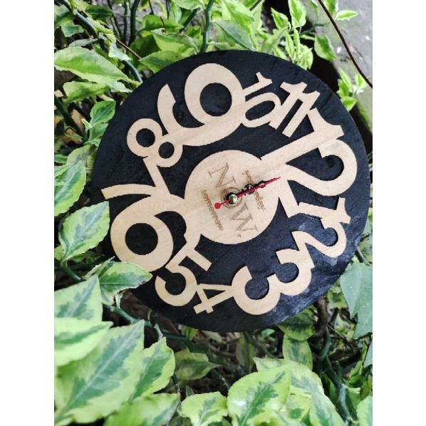 Customized Wooden Clock Free Name/logo Engraved Shopee Philippines