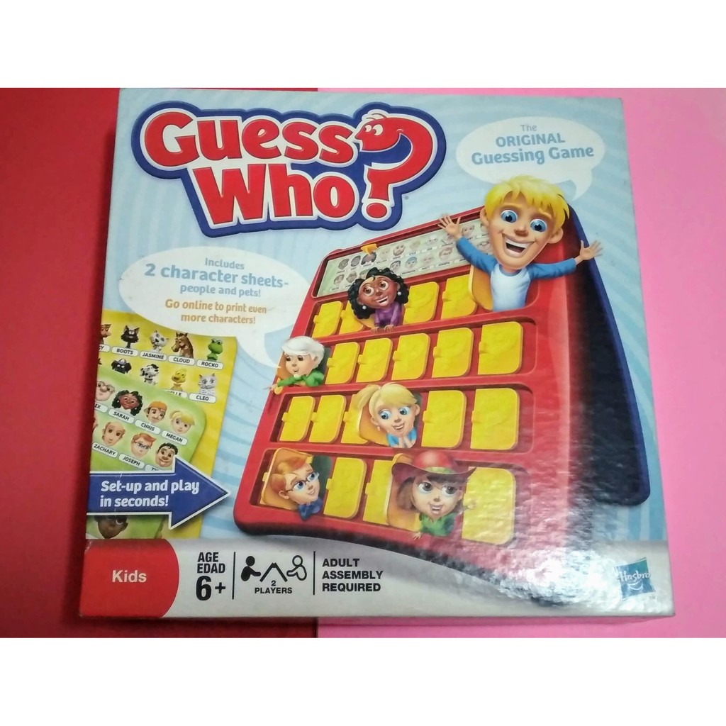 Original authentic Guess Who board game for kids | Shopee Philippines