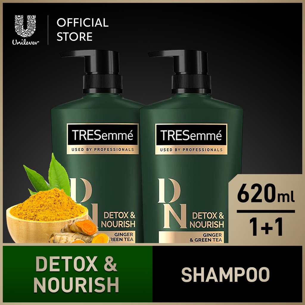 Tresemme Detox And Nourish Shampoo 620ml X2 Shopee Philippines