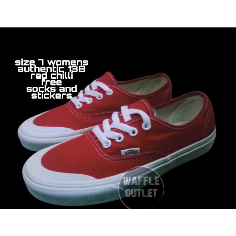 Vans authentic shop 138 red