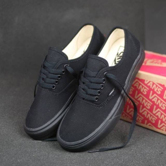 Authentic All Black Vans (Dt) | Shopee Philippines