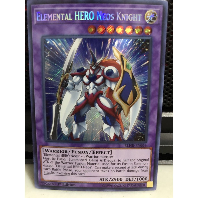 Elemental Hero Neos Knight TCG Yugioh Secret Rare | Shopee Philippines