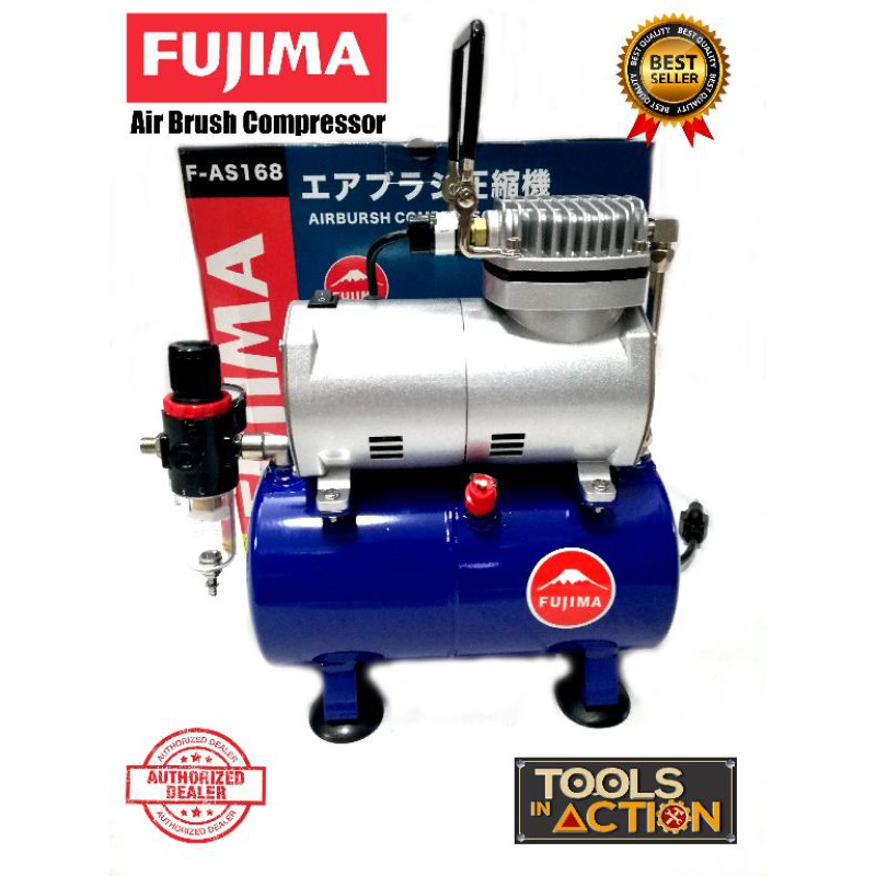Fujima's powerful F-AS168 Air Brush Compressor!