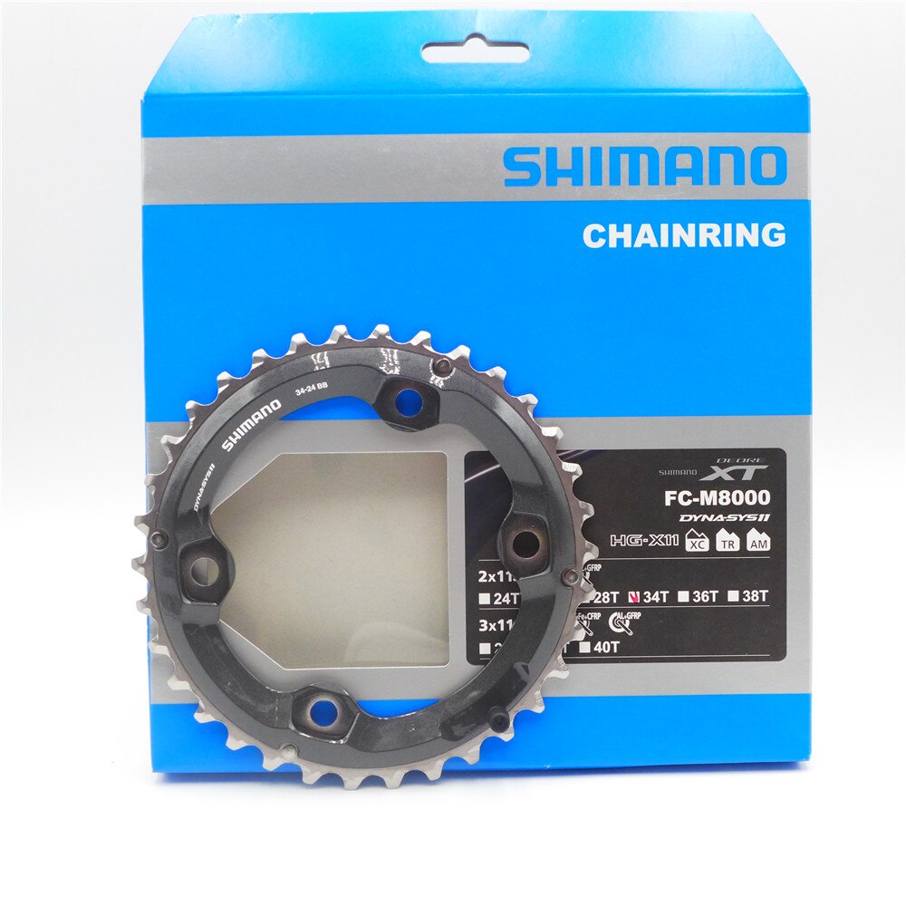 Shimano FC-M8000 22 Speed Crankset Chainring 34T 36T 38T Shopee