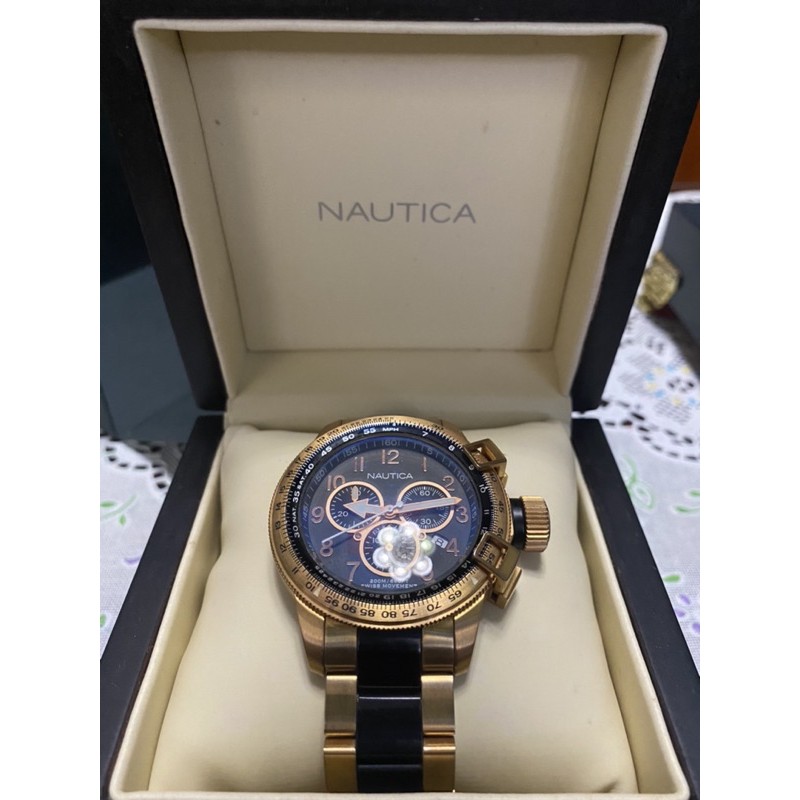 Nautica rose gold watch new arrivals