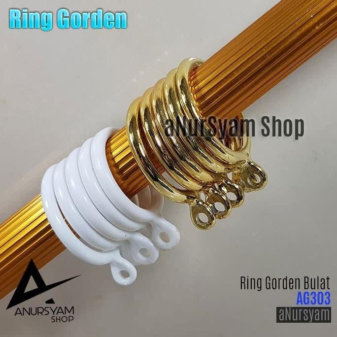 GANTUNGAN Ag303 Curtain Roulette Ring/Round Rail Ring anursy44 Curtain ...