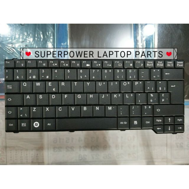 Tastiera Tedesca QWERTZ Per Fujitsu Amilo Pa3515 E Pa3553 – Colore Bianco, Nuovo Ricambio