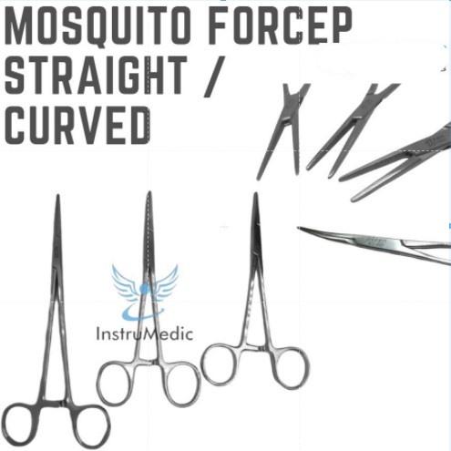 INSSO@ Mosquito forcep straight / curved Standard OR Prime Quality ...