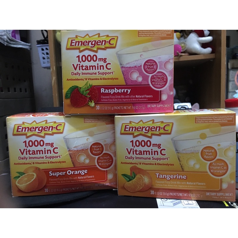 EmergenC 1000mg Vitamin C 30 Packets USA Shopee Philippines