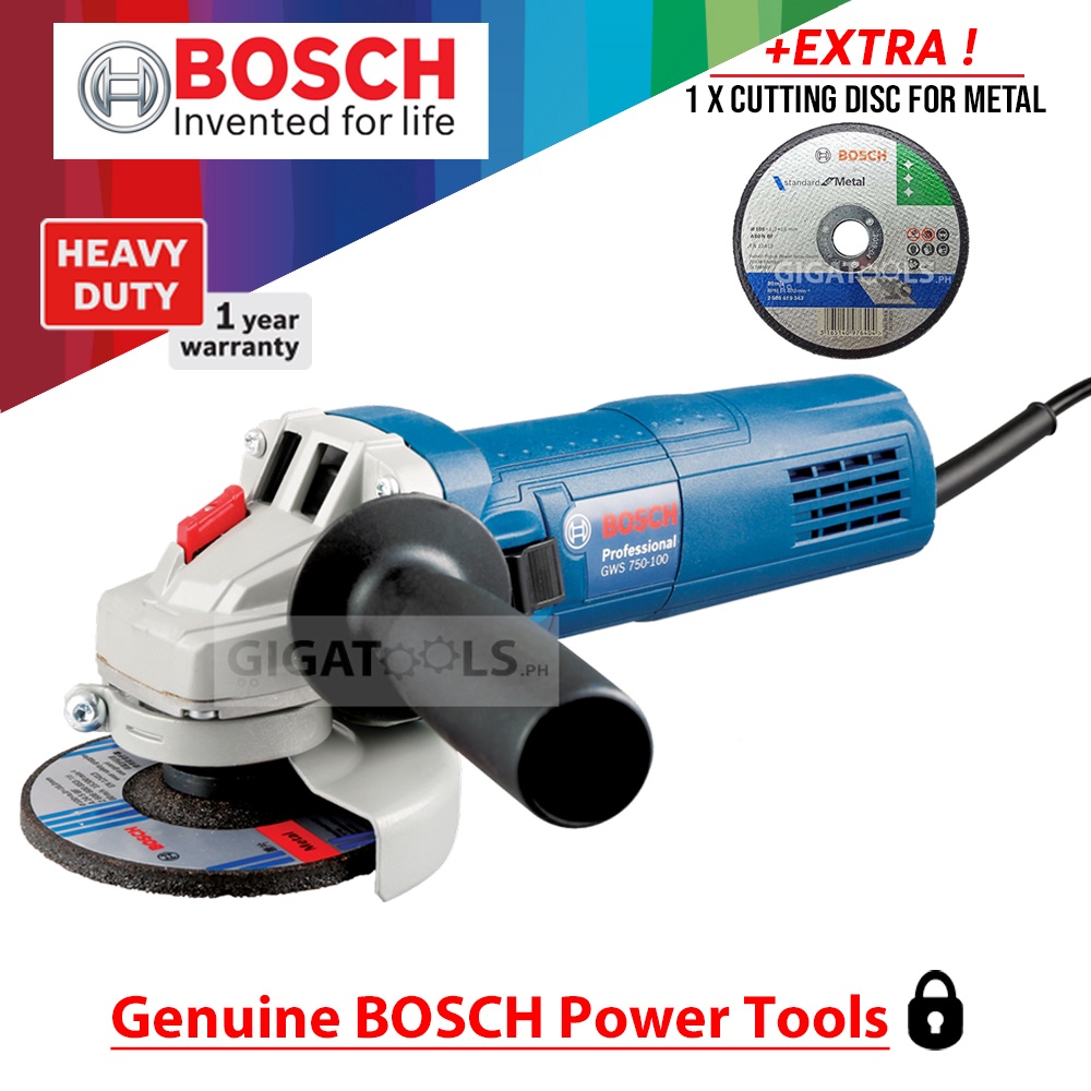 Bosch GWS 750100 Professional Angle Grinder 4inch 750W with Cutting