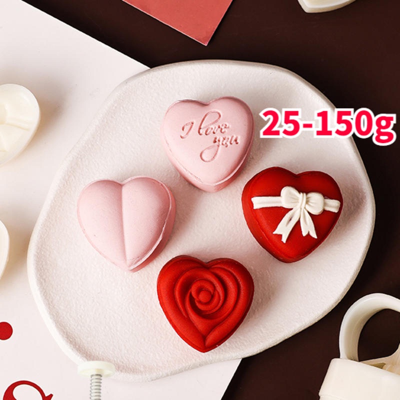 Mini Mooncake Mould 25g 30g 20g Moon Cake Mold 50g 150g 100g 75g 63g 80g  Flower Stamp Hand Press Molder Small Big Plastic Chinese Cake Baking Tools 