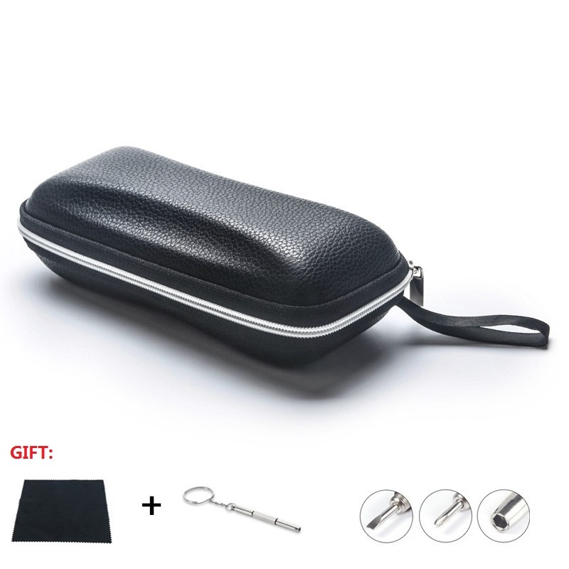 Hard leather eyeglass case online