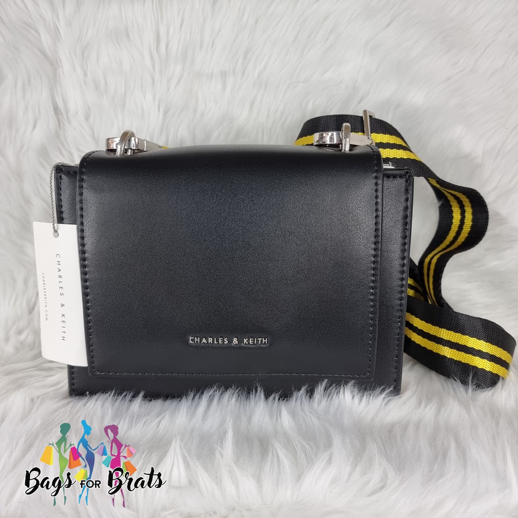 Charles and keith nylon strap crossbody bag new arrivals