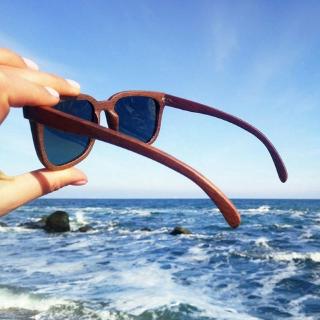 BARCUR Original Natural Wood Sunglasses Polarised Sun Glasses for Men 2022