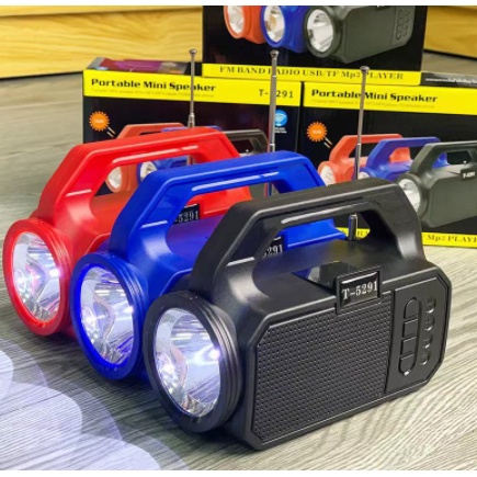 Portable LED flashlight mini Bluetooth Speaker with USB/TF MP3 Player ...
