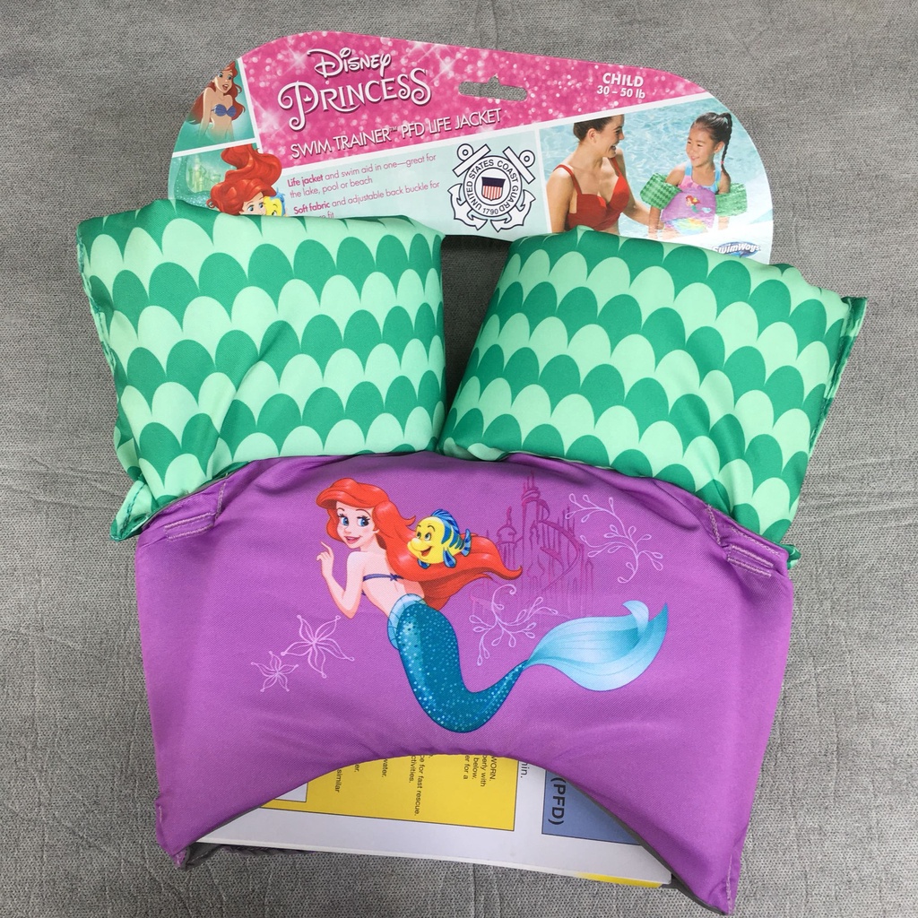 swimways clownfish swimsuit life jacket baby swimming floating arm ring