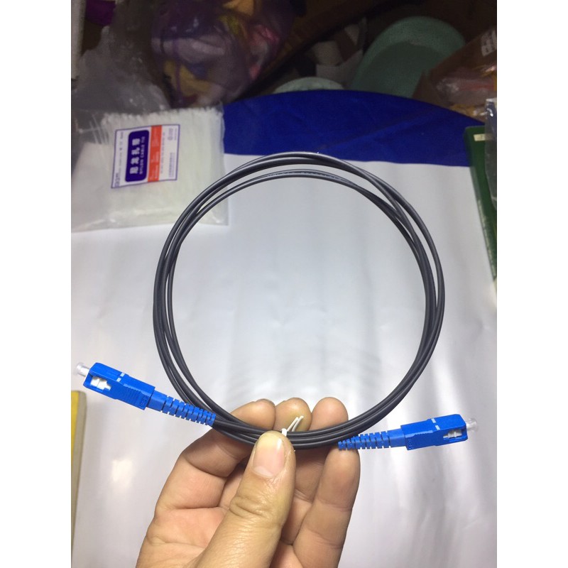 1M/2M/3M/5M/10M Pre Connectorized Drop Cable SC UPC To SC UPC Single ...