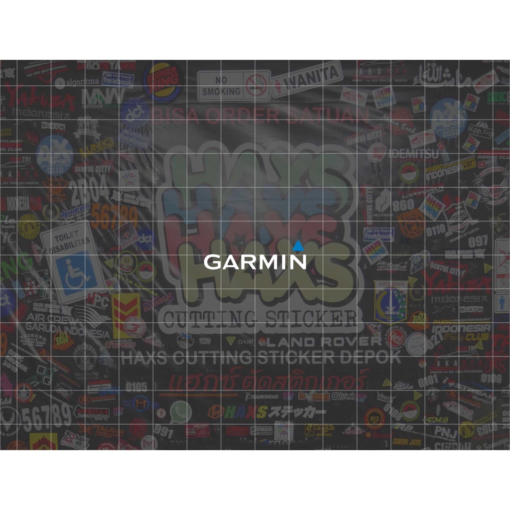 Garmin Cutting Sticker Size 3 Cm for Motorcycles & Cars | Shopee ...