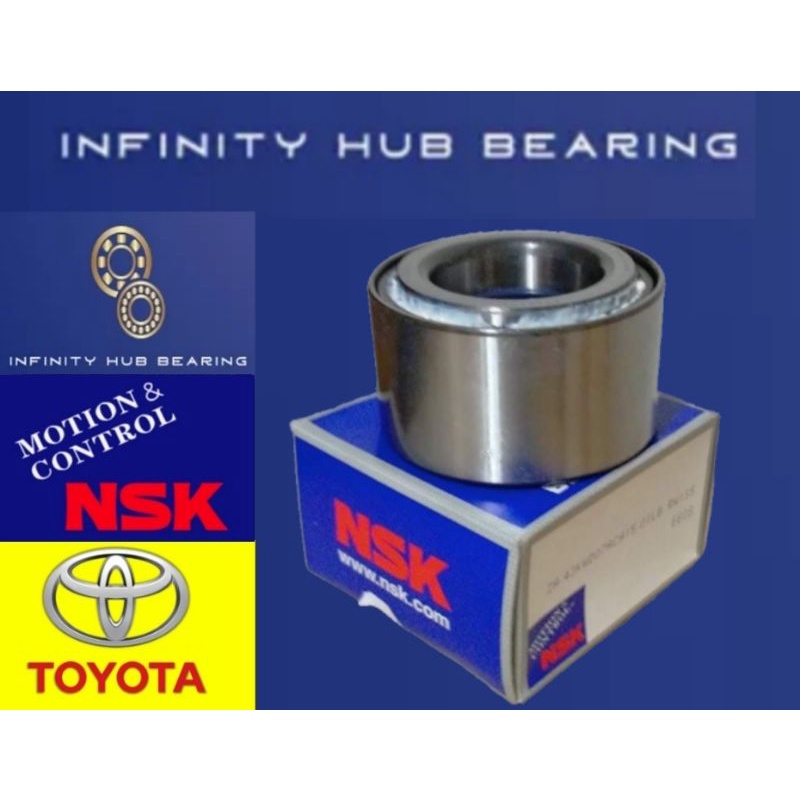 front wheel bearing for Toyota Corolla 2e, 38bwd12 nsk brand made in