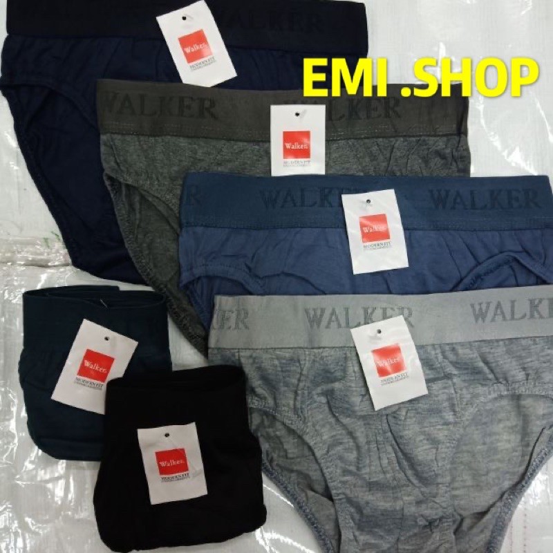 EMI COD 6pcs/12 pcs Cotton Walker Brief For Men | Shopee Philippines