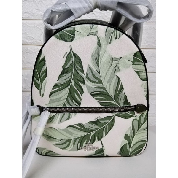 Original Coach Limited Edition Jordyn Backpack With Banana Leaves