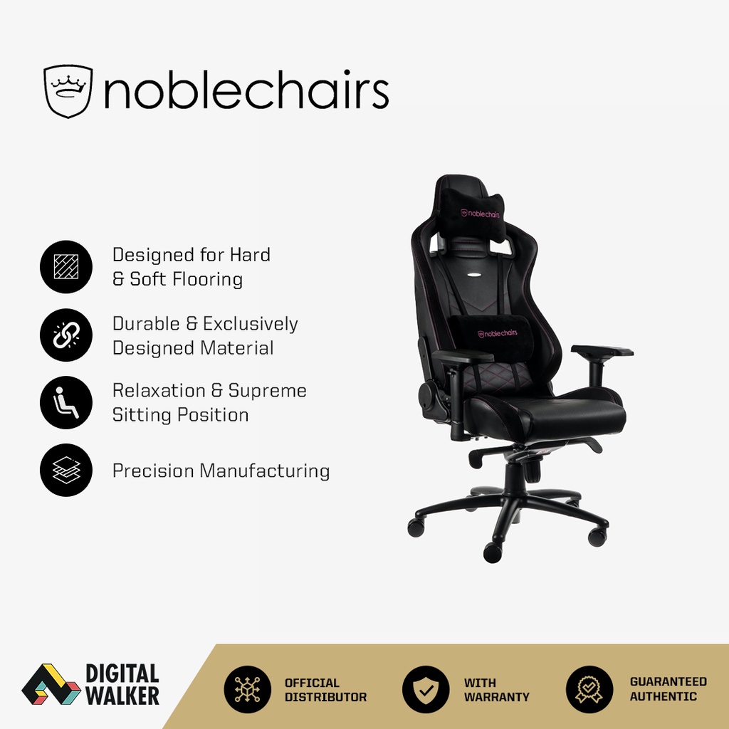 Noblechairs Epic Series PULeather Gaming Chair Shopee Philippines
