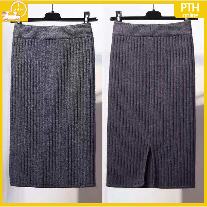 #1815 knitted skirt for ladies women | Shopee Philippines