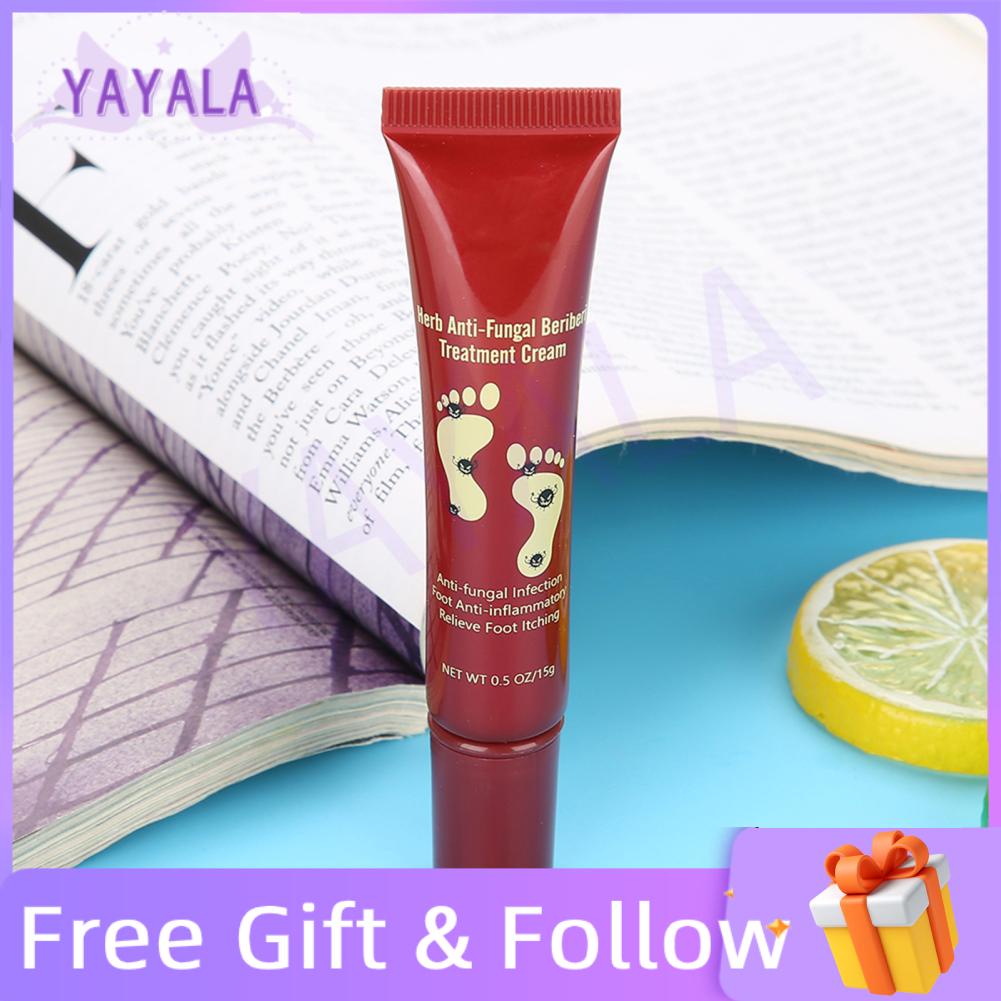 Yayala Athletes Foot Cream Antifungal Moisturizer Feet Ointment Relieve Itching Odor Cracked