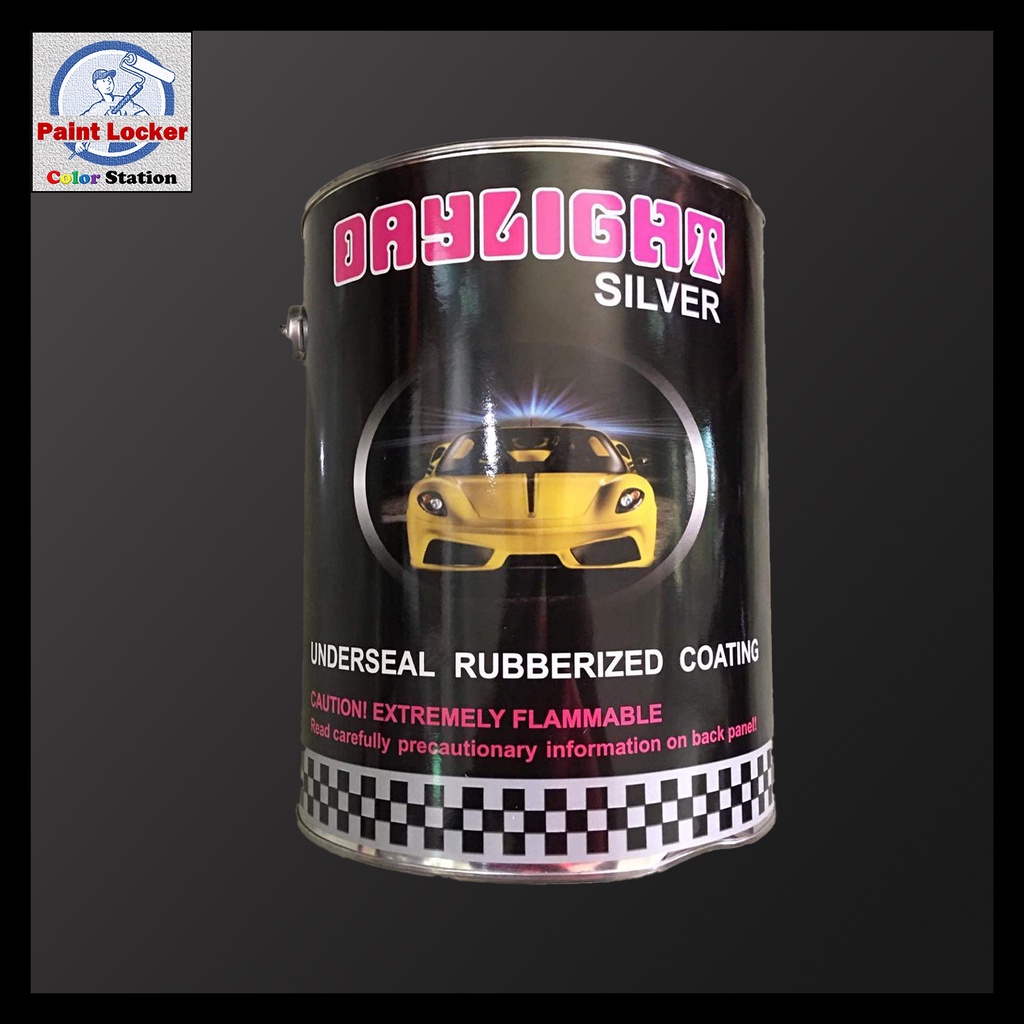 Daylight Underseal Rubberized Coating Undercoat Black 4 Liters