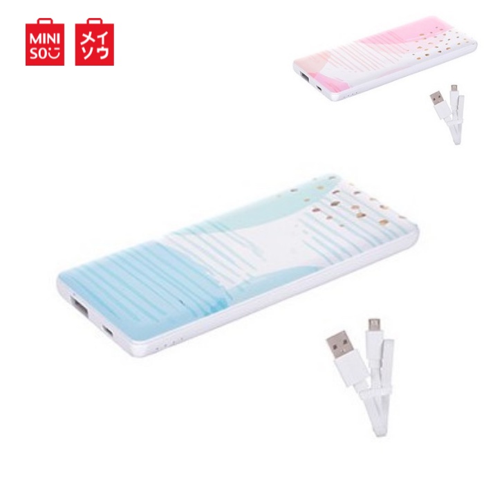 Miniso Power Bank 5000 mAh Quick Charge Shopee Philippines