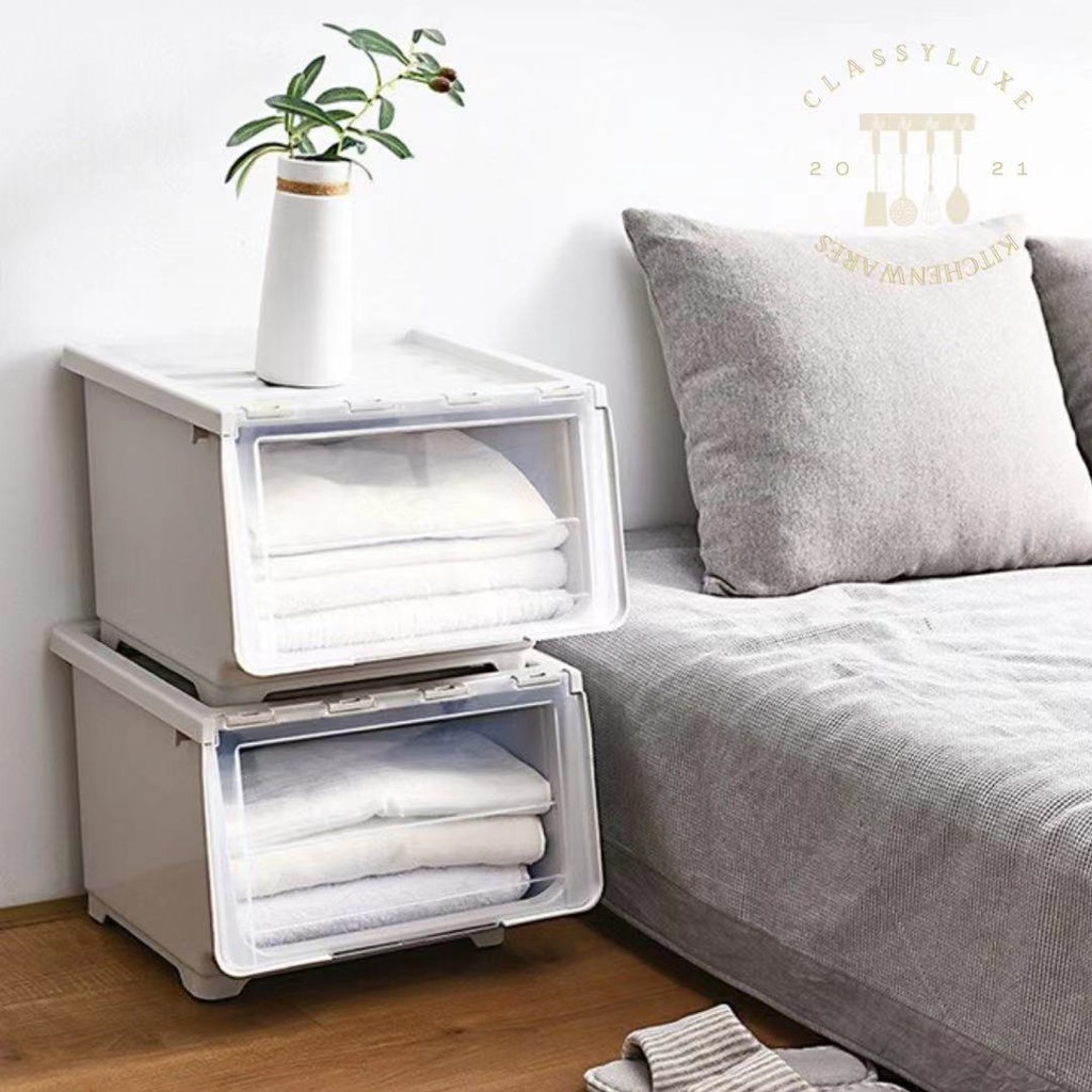 Classy Luxe Multi-Purpose Large Storage Box Plastic Clothes/Toys/Books ...