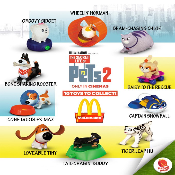 Mcdonalds Happy Meal Toy Pets 2
