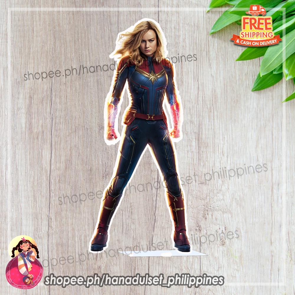 Captain Marvel Standee | Toppers ♥ hanadulset [ Avengers ] | Shopee ...