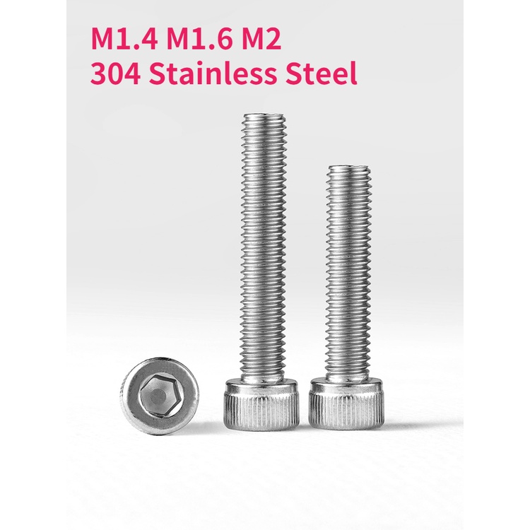 Cap Head Socket Screw M2 304 Stainless Steel Socket Cap Head Screws ...